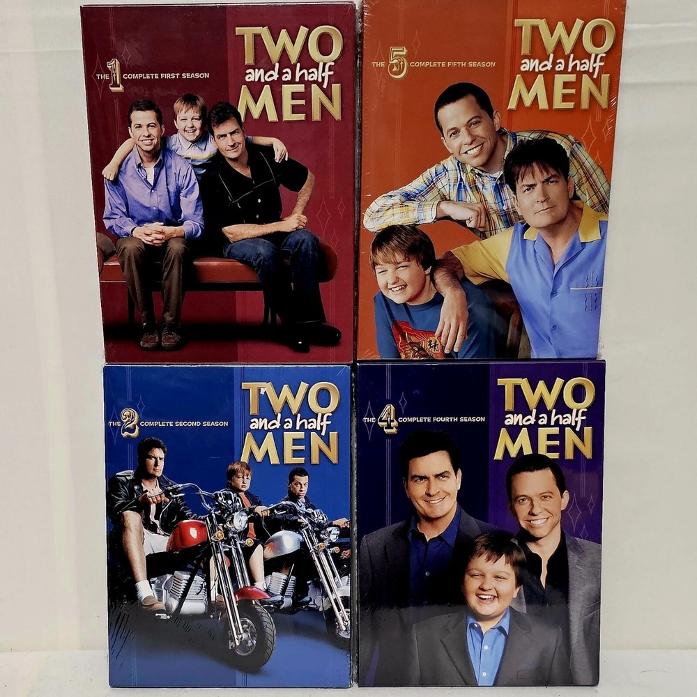 Two and a Half Men: 4 Complete Seasons 1, 2, 4, and 5 - DVD Set